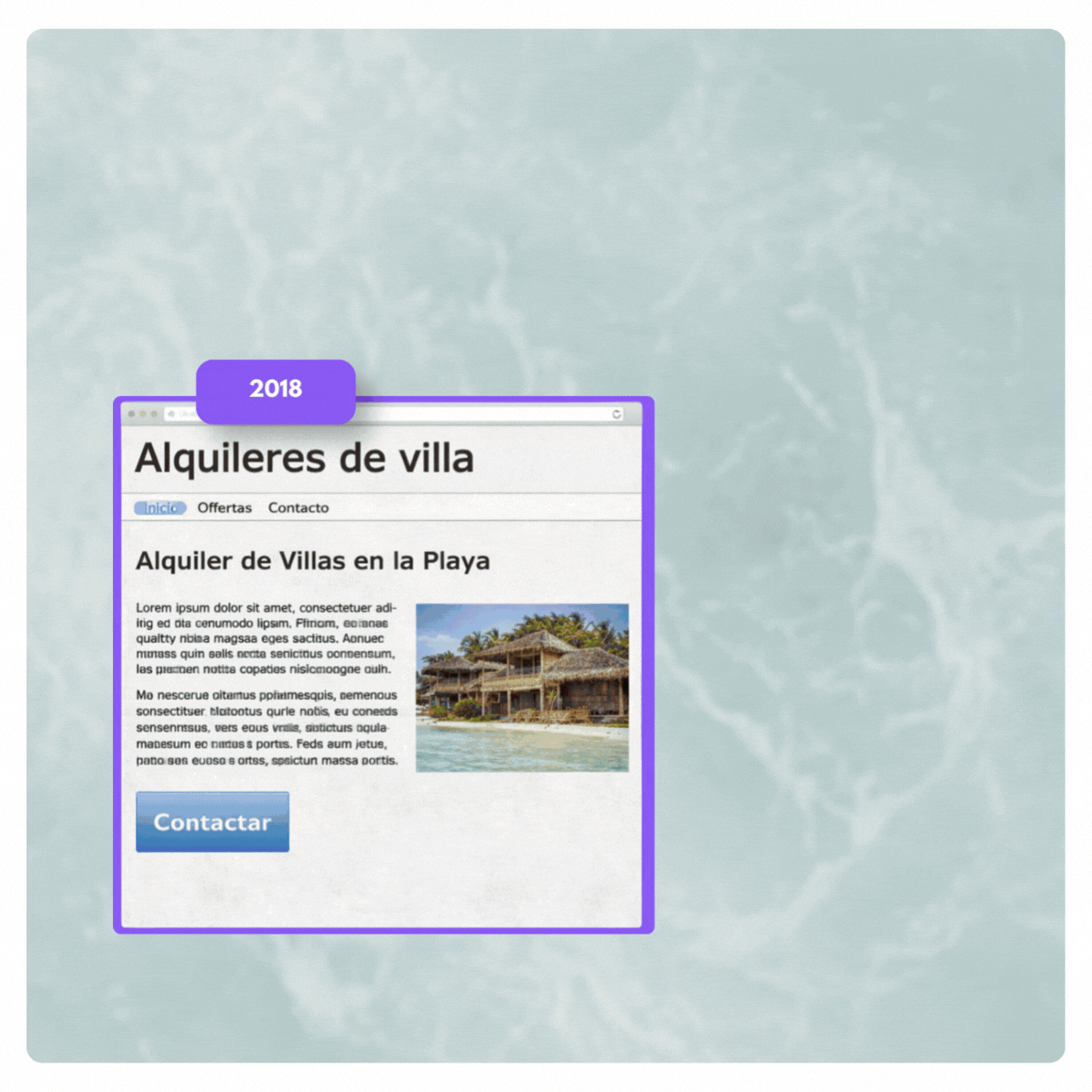Web moderna en acción